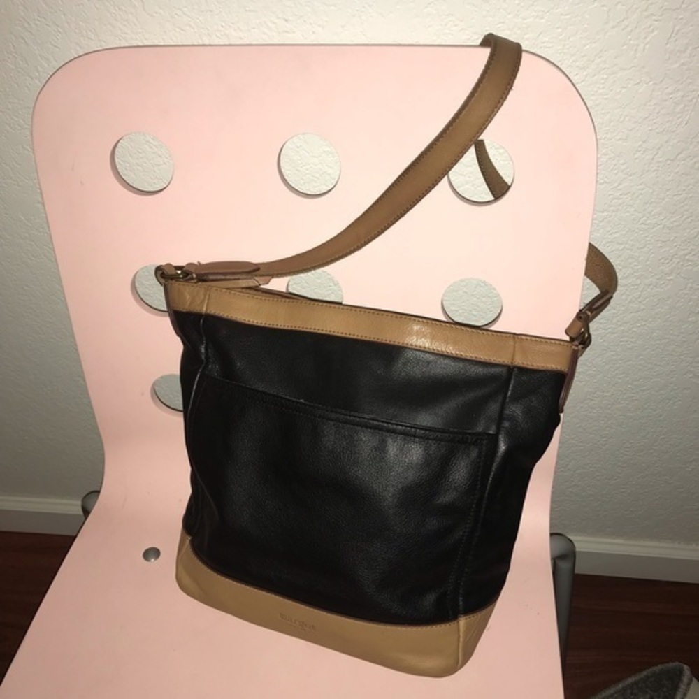 MARGOT NEW YORK Leather Shoulder Handbag